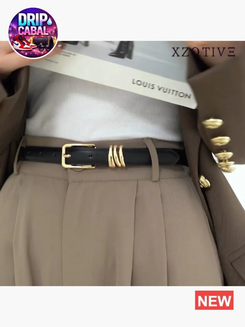 N/A skinny leather